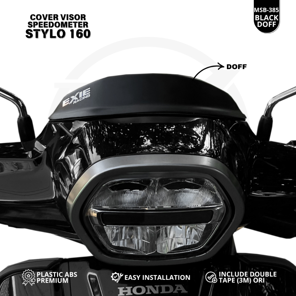 Jual Cover Visor Speedometer Honda Stylo 160 - Garnish Cover Topi ...