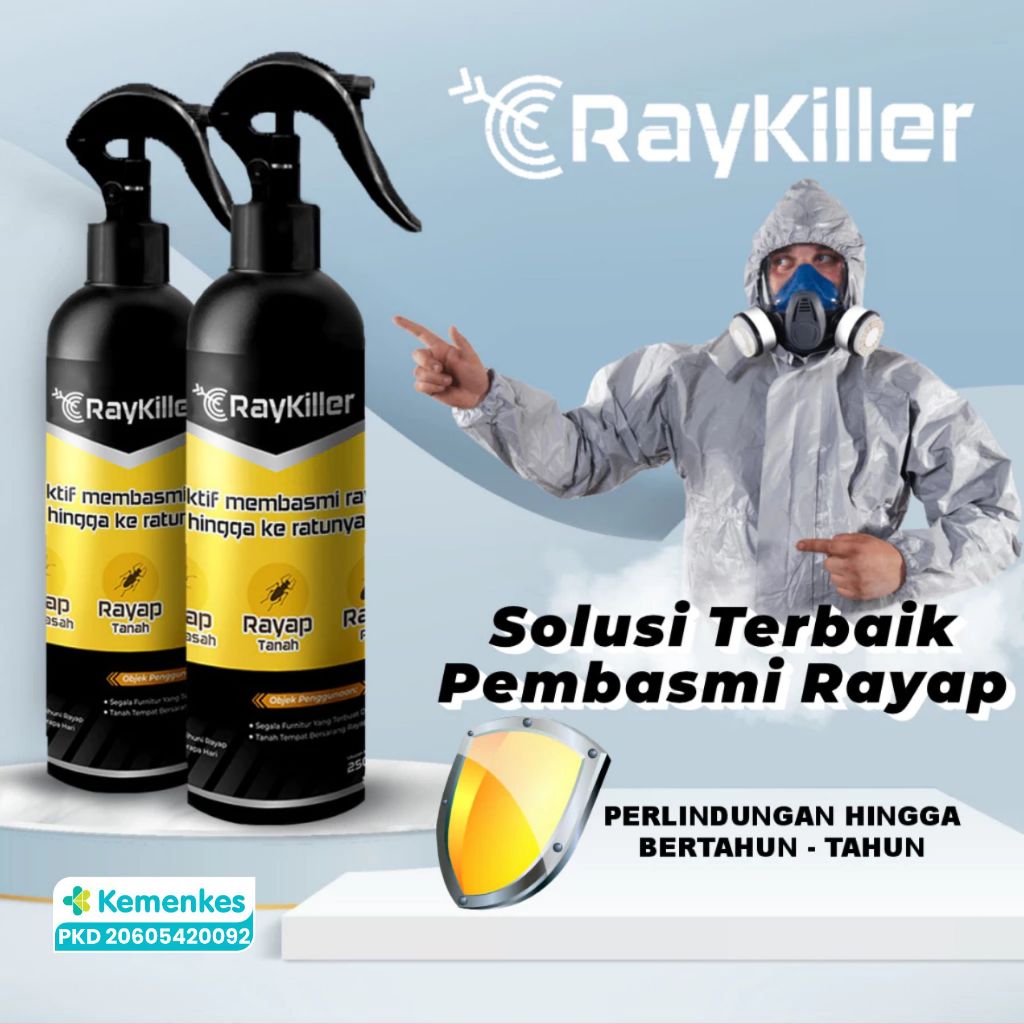 Jual RayKiller - Anti Rayap Obat Pembasmi Rayap Ampuh 250ML | Shopee ...