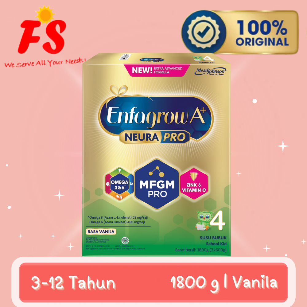Jual ENFAGROW A+ 4 SUSU VANILA BOX 1800 GRAM EXPIRED 2027 | Shopee ...
