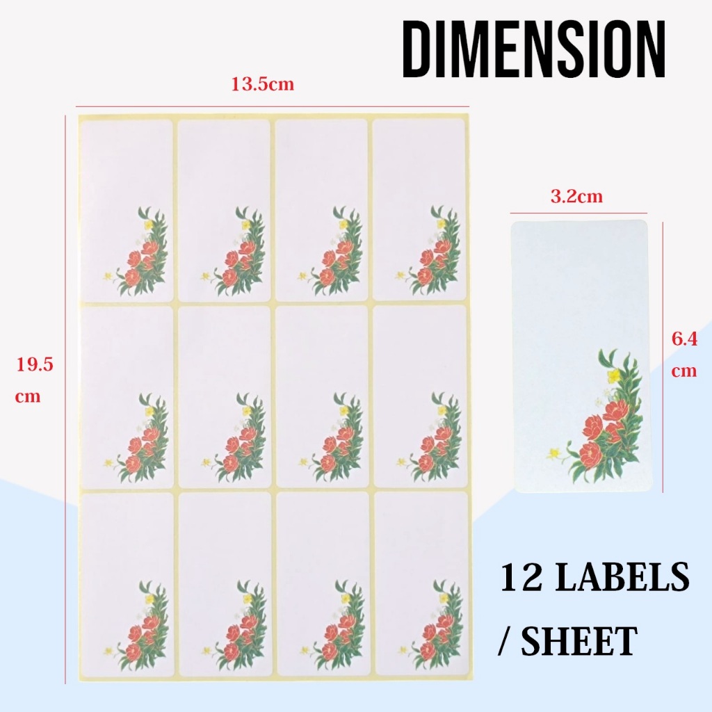 Jual Stiker Label Undangan / Self Adhesive Labels No.103P / Label Nama ...