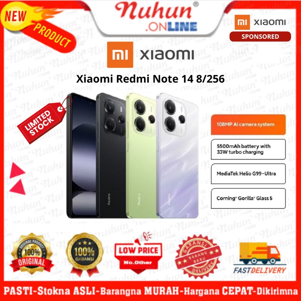 Xiaomi Redmi Note 14 4G 16.9 cm (6.67) 120Hz Screen MTK Helio G99 Ultra Camera 108MP Battery 5500mAh Smartphone Android Mi, 6GB+128GB, Without Charger, Black, NFC