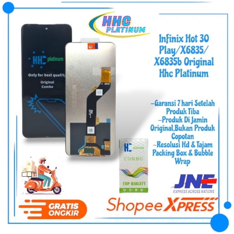 Jual LCD TOUCHSCREEN INFINIX HOT 30 PLAY/X6835/X6835B ORIGINAL | Shopee ...