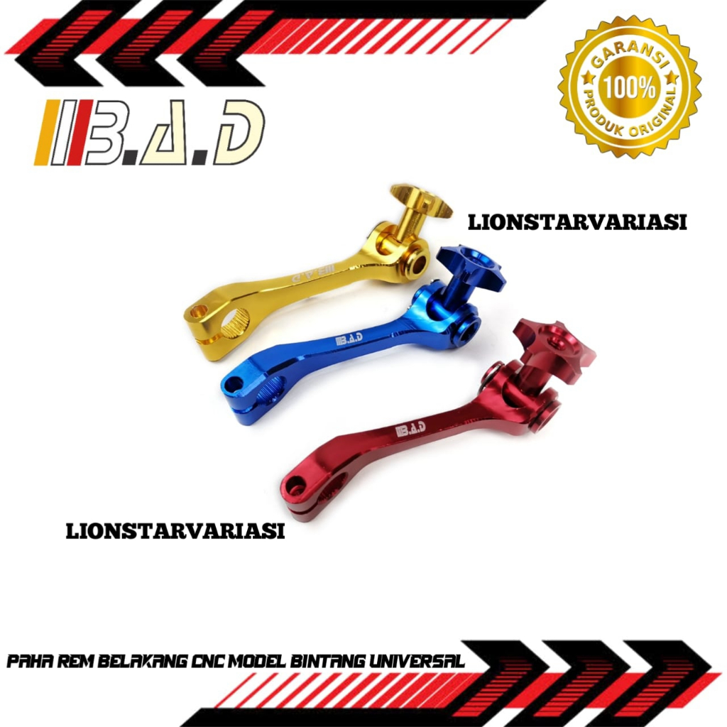 Jual Paha Rem Belakang Variasi Full CNC Paha Rem Universal Bebek Matic ...