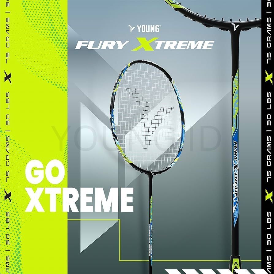 Jual [ YOUNG ] Raket Badminton Fury Xtreme | Raket Bulutangkis Fury ...
