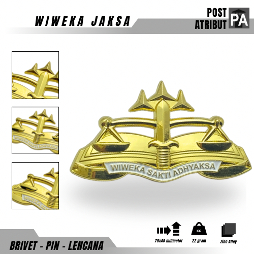 Jual Brevet Wiweka Kejaksaan RI Luxury / Brevet Penyidik Kejaksaan ...