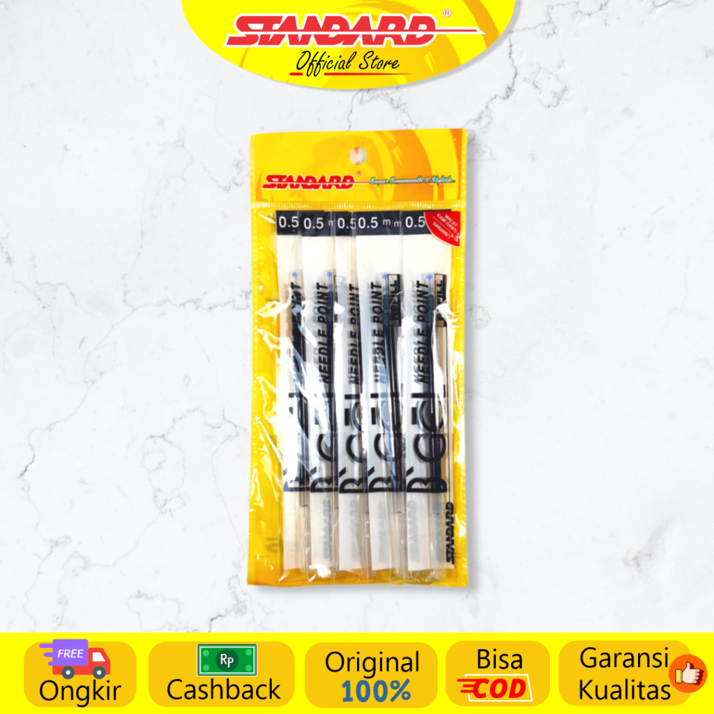 Standard - Pulpen Needle Point 0.5 ( Alat Tulis / Pen / Ballpoint / Pena ) (7)