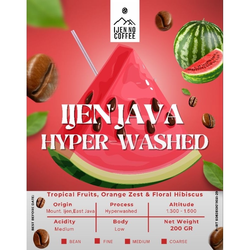 Jual Kopi Arabika Ijen Java Hyperwashed (200gr) | Biji Kopi Premium ...