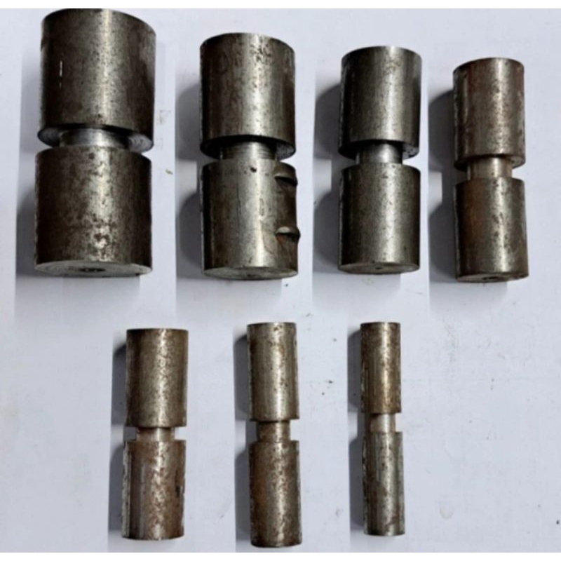 Jual engsel bubut besi as 1 inchi (25mili) / engsel pintu pagar besi ...