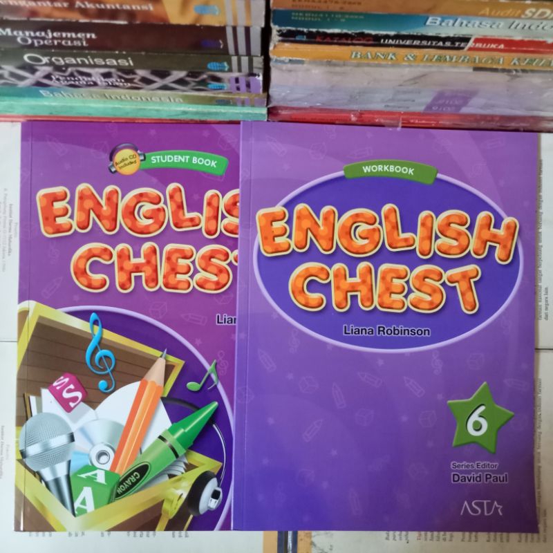 Jual ENGLISH CHEST 6 STUDENT BOOK DAN WORKBOOK + DVD | Shopee Indonesia