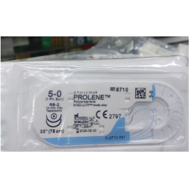 Jual benang jahit ethikon prolen 5/0 seri 8710 emergency | Shopee Indonesia