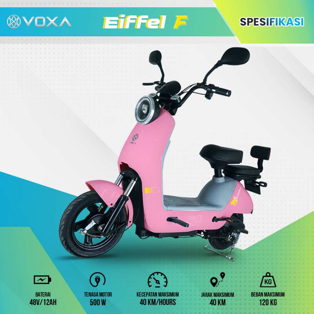 Selain Angkut 150Kg, Sepeda Listrik VOXA Elite Fantasy 600W Tahan Air dan Cepat 40Km