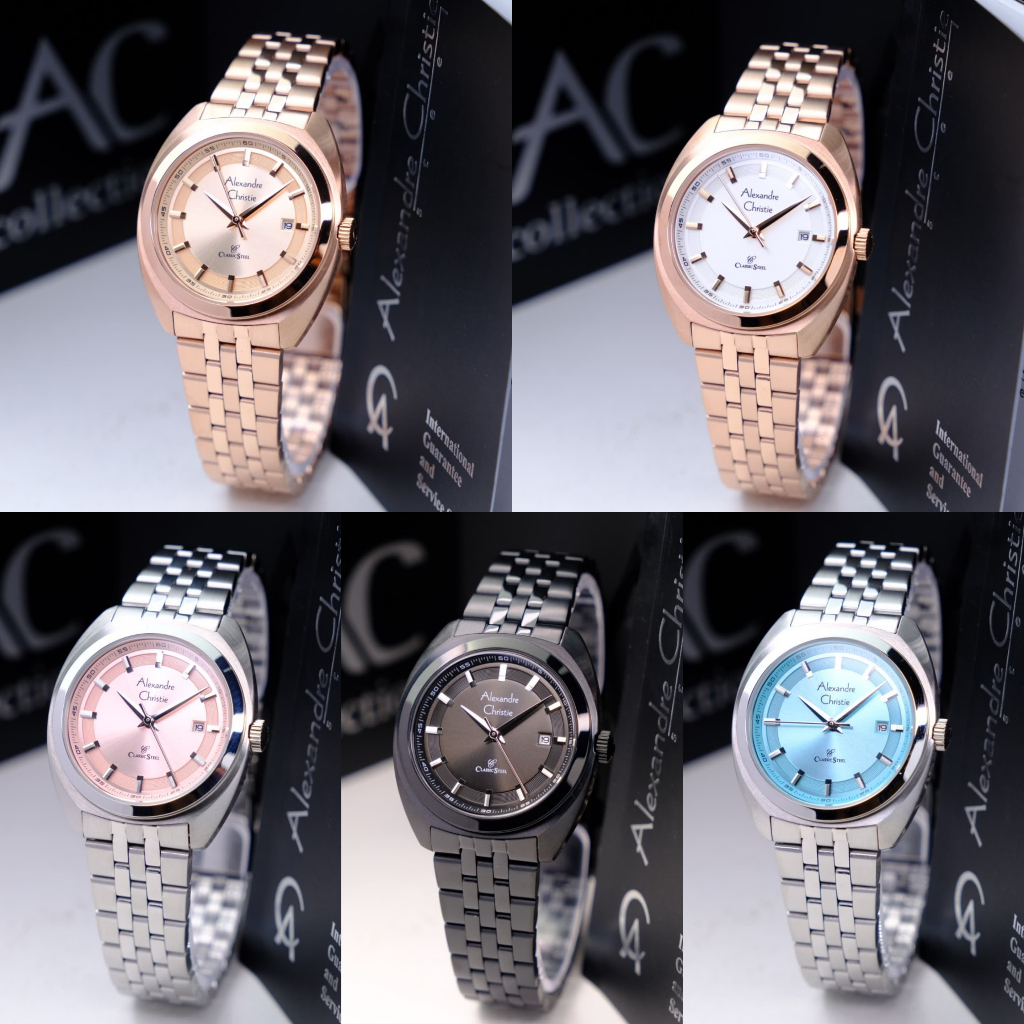 Jual JAM TANGAN WANITA ALEXANDRE CHRISTIE AC 8702 AC8702 ROSEGOLD