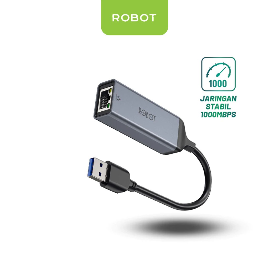 Jual ROBOT Ethernet Adapter USB 3.0 EA20 / Ethernet Adapter Type-C ...