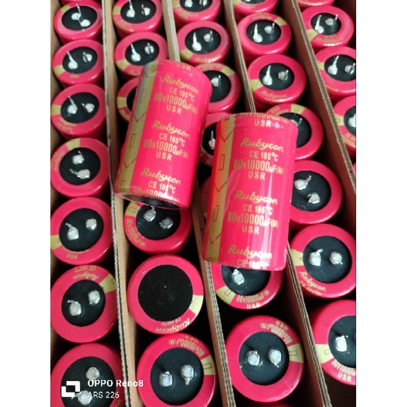 Jual Elco 10.000uf 80V Rubycon Red (USR) | Shopee Indonesia