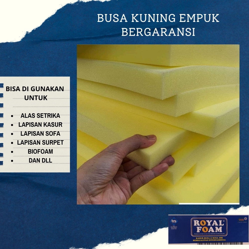 Jual Spon Lembaran 200x120 Busa Royal Foam Tebal 3 cm Lapisan Sofa ...