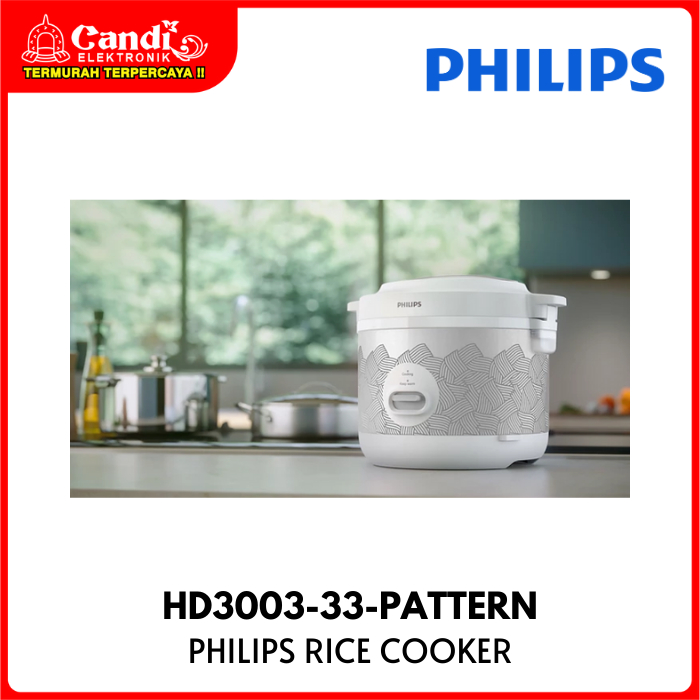 Jual PHILIPS Rice Cooker Penanak Nasi 1,8 Liter HD3003-33-PATTERN ...