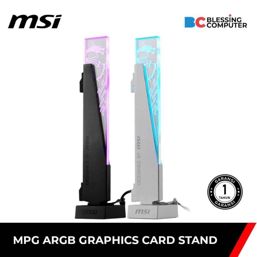 Jual STAND HOLDER VGA MSI MPG ARGB - White | Shopee Indonesia