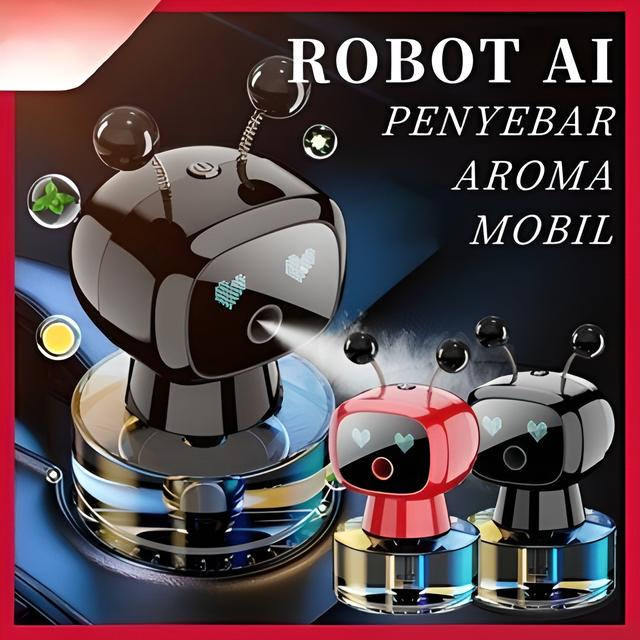 Jual AI Robot Diffuser Mobil/Air Purifier Mobil/Aromaterapi Humidifier ...