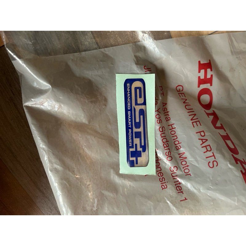 Jual Emblem Logo ESP+ Emblem tutup Filter genio vario all new | Shopee ...