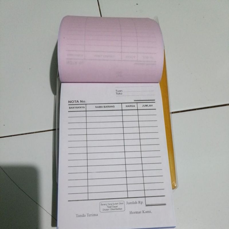 Jual nota 2ply NCR EXCLUSIVE (10 PAK) | Shopee Indonesia
