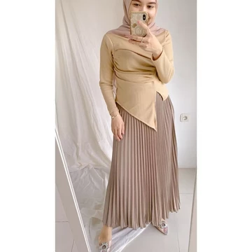 Butikchlaris Vaia Skirt Rok Plisket Premium Import