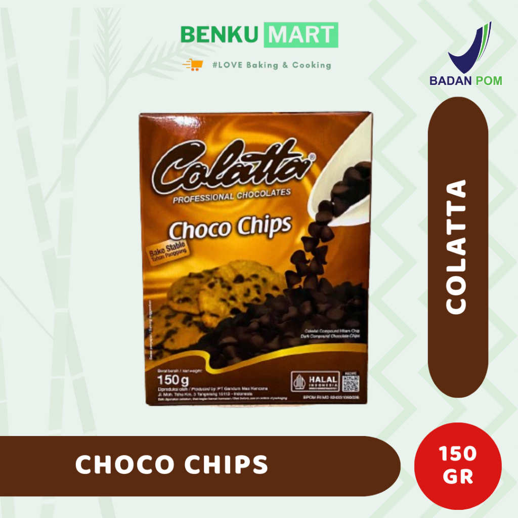 Jual Colatta Choco Chip 150 gr | Choco Chips Colata | Shopee Indonesia