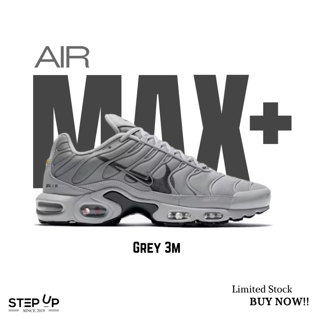 Sepatu Nike TN Air Max Plus Black and White Killer Whale BNIB 100% Authentic - Main Image