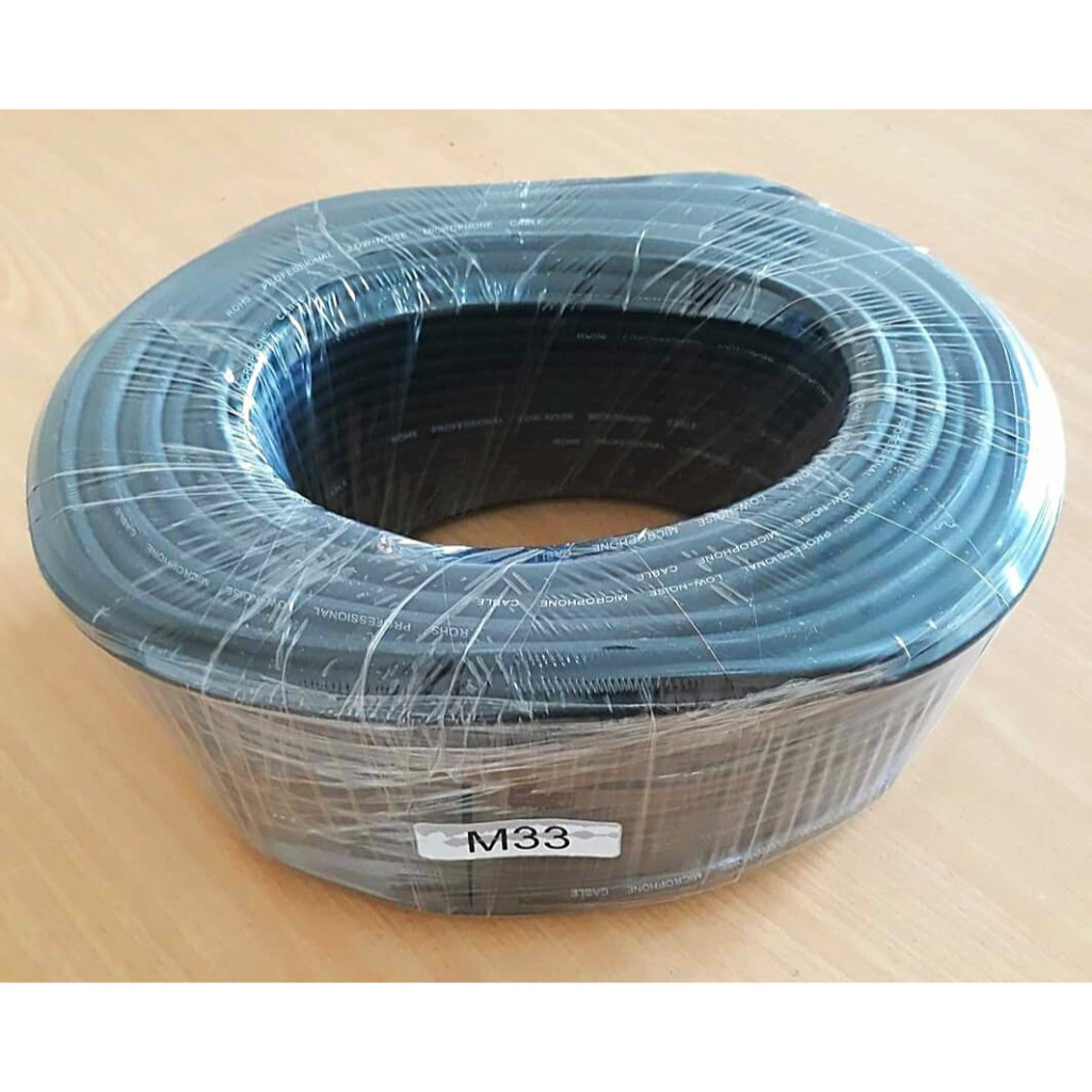 Cable Micrófono Estéreo Bobine (2 Conductores Malla) 6mm - 100 metros