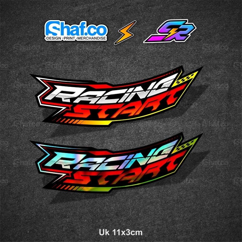 Jual STICKER RACING STAR // VINYL & HOLOGRAM // STIKER // RACING ...