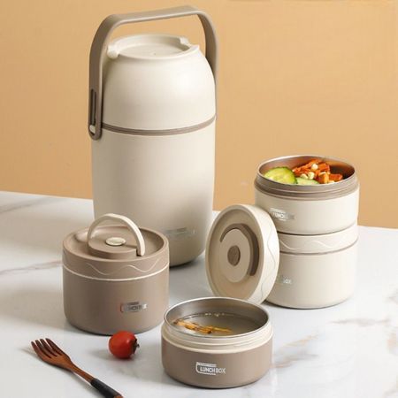 Jual Kotak rantang 3 susun 304 lunchbox 304premium bento bahan Rantang ...