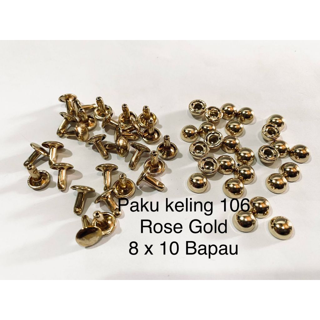 Jual PAKU CENTANG // PAKU KELING // PAKU RIVET V-106 BAPAU ROSE GOLD ...