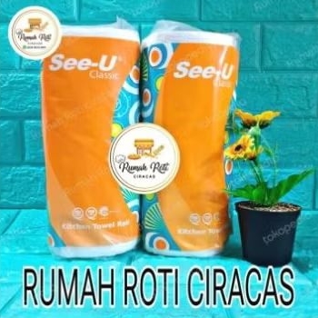 Jual TISSUE KITCHEN TOWEL ROLL MERK SEE-U CLASSIC DAPUR GULUNG ROL TISU ...