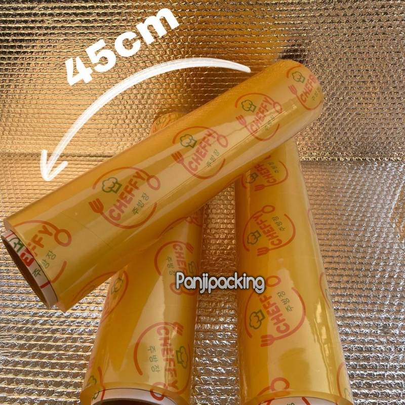 Jual Plastik Wrapping 45cm x 500m Cheffy Cling Wrap Food Grade Kemasan ...