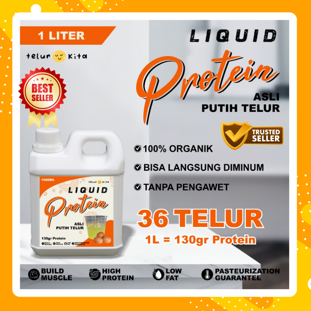 Jual Putih Telur-Liquid Protein Pasteurisasi Premium - Pure Egg White ...