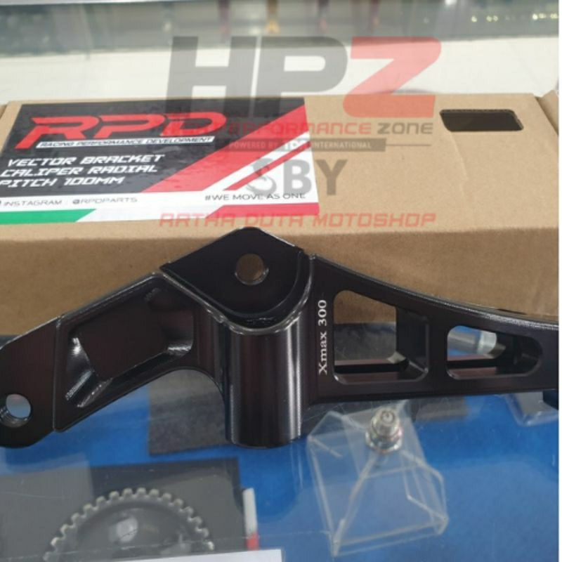 Jual RPD Vector Bracket Caliper Radial Pitch 100MM For X-Max 298MM ...
