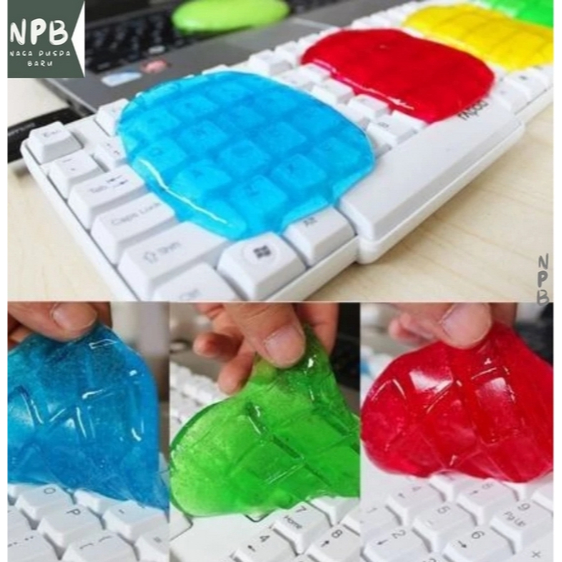 Jual SB168 Slime Jelly Cleaner Keyboard Gel Pembersih Debu Dashbord ...