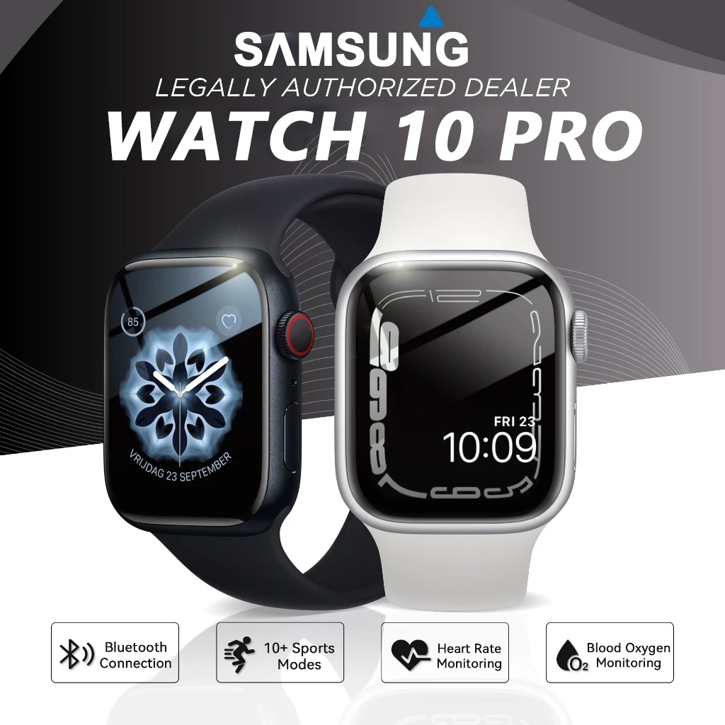 [cod] ori samsung smartwatch watch 10 jam pintar olahraga bluetooth smart watch