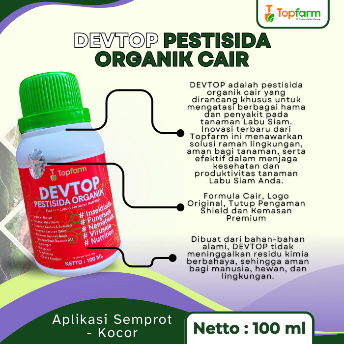 Jual Pestisida Topfarm / Obat Hama Labu Siam / Obat Hama Labu Air ...