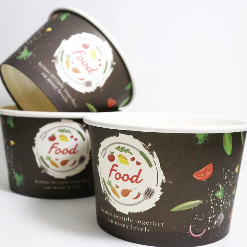 Jual Grosir Paper Bowl 800 ml 1 Dus Isi 500 pcs | Paper Rice Bowl ...