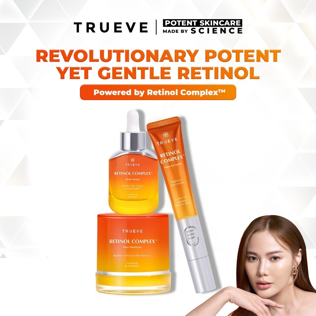 Jual TRUEVE Retinol Complex Series Bundle (Serum, Moisturizer, Eye ...