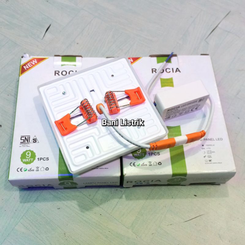 Jual Lampu Led Panel Downlight Inbow Kotak SNI Rocia 9 18 Watt | Shopee ...