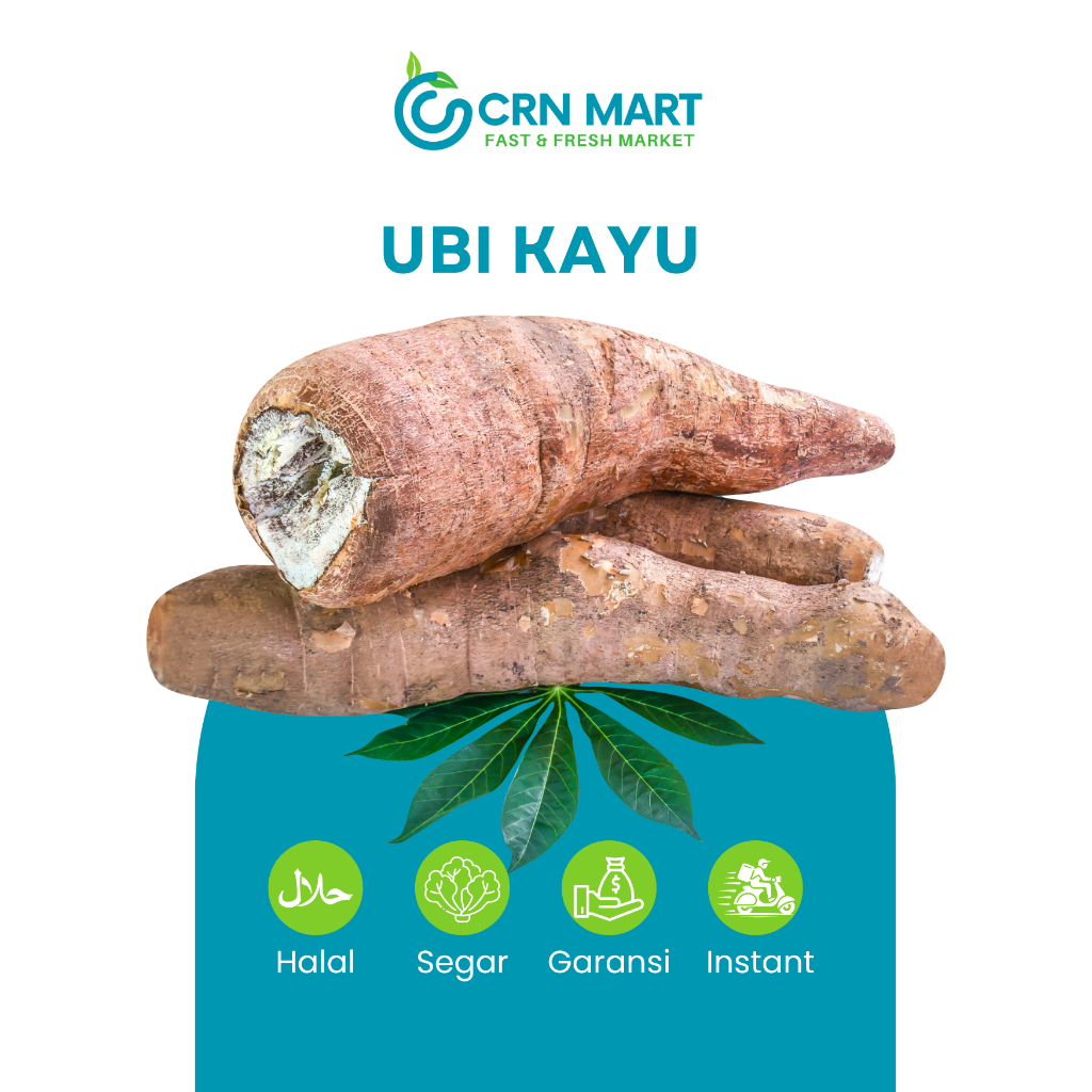 Jual CRN MART - Ubi Kayu Segar/Ubi Kayu Fresh 1kg | Shopee Indonesia