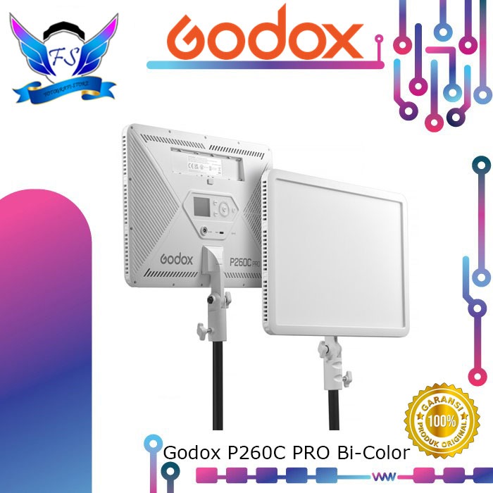 Jual Godox Led Godox P260c PRO, P 260C Pro Bi-Color Light Panel Godox ...