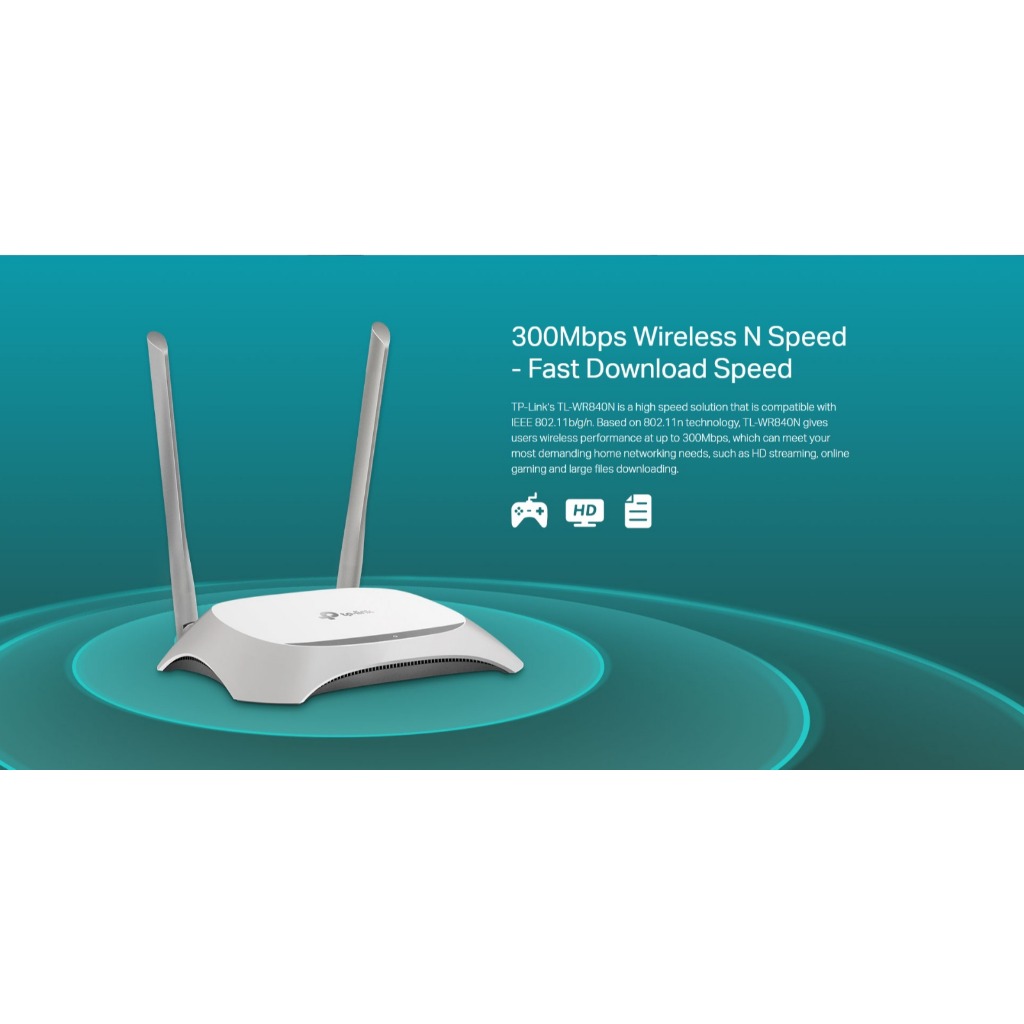 Jual Wifi Router TL-WR840N TP-Link 300Mbps Wireless Modem Murah Bagus ...