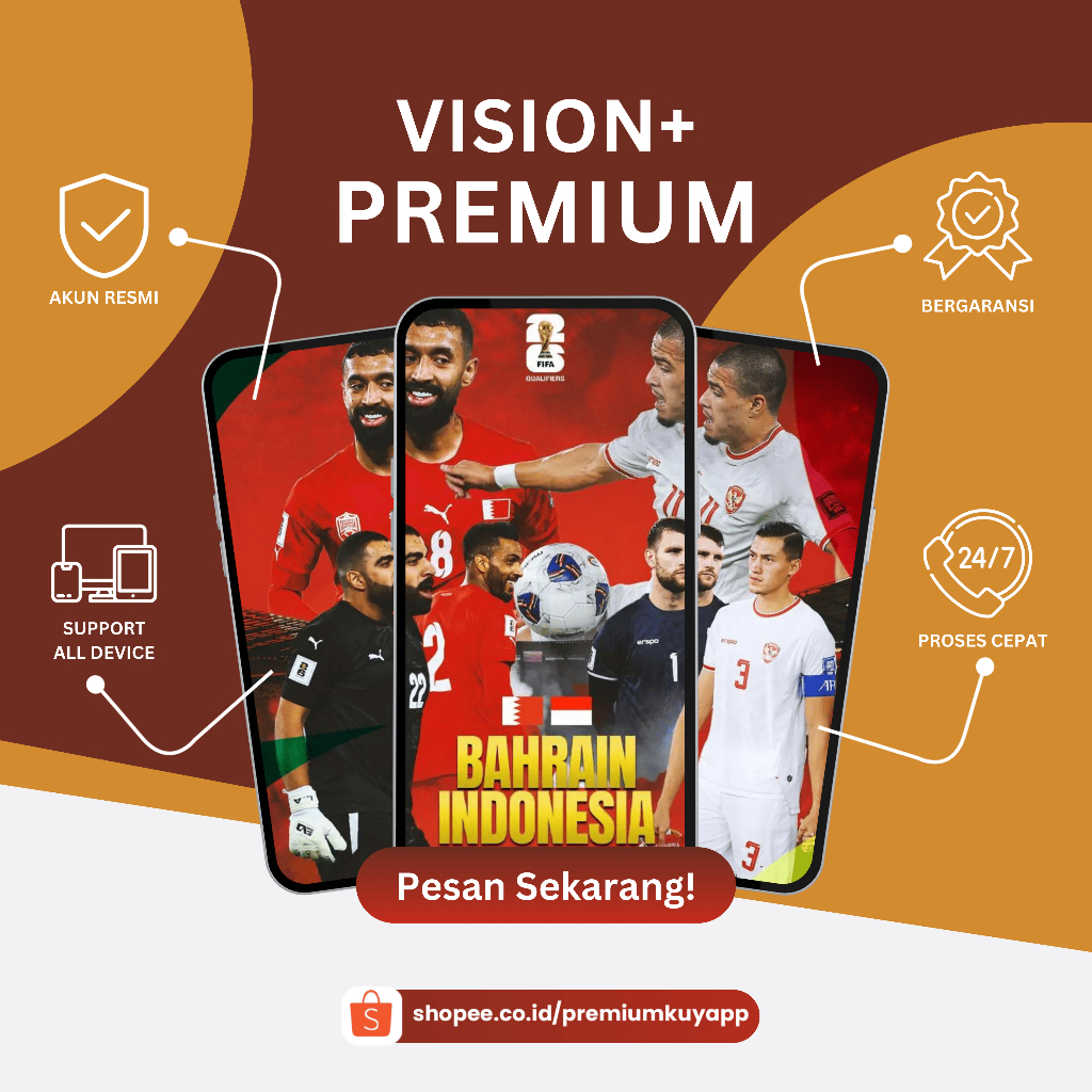 Jual VISION+ PREMIUM 1 BULAN | Shopee Indonesia