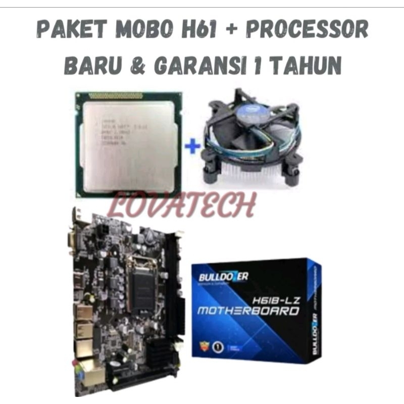 Jual Paket Core i3 Murah/ Paket Mainboard H61 Processor Core i3