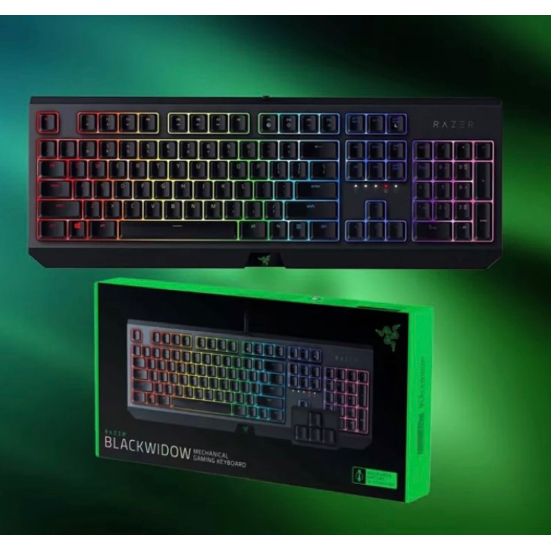Jual KEYBOARD RAZER BLACKWIDOW MECHANICAL GAMING KEYBOARD | Shopee ...