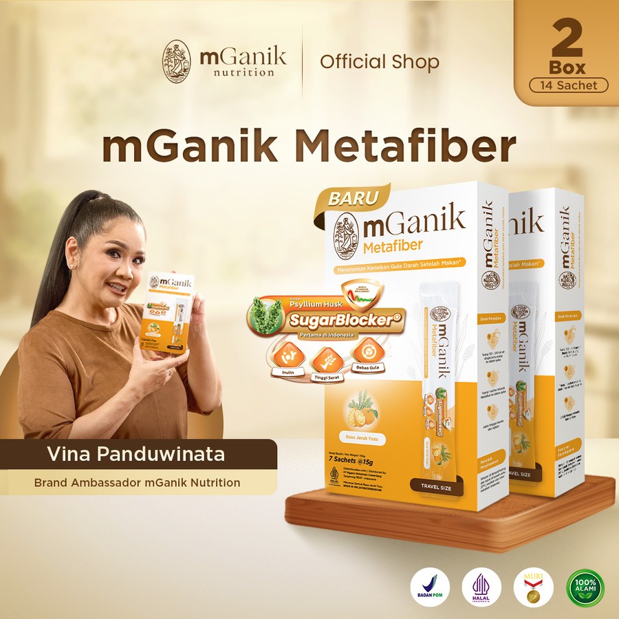 Jual mGanik Metafiber Travel Size 105gr - Bundling 2 Box | Shopee Indonesia