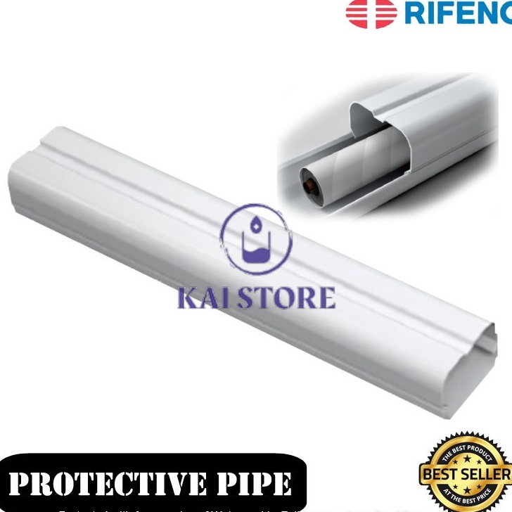 Jual Protective Pipe Cover Pipa AC Rifeng Uk 1 Meter Putih | Shopee ...