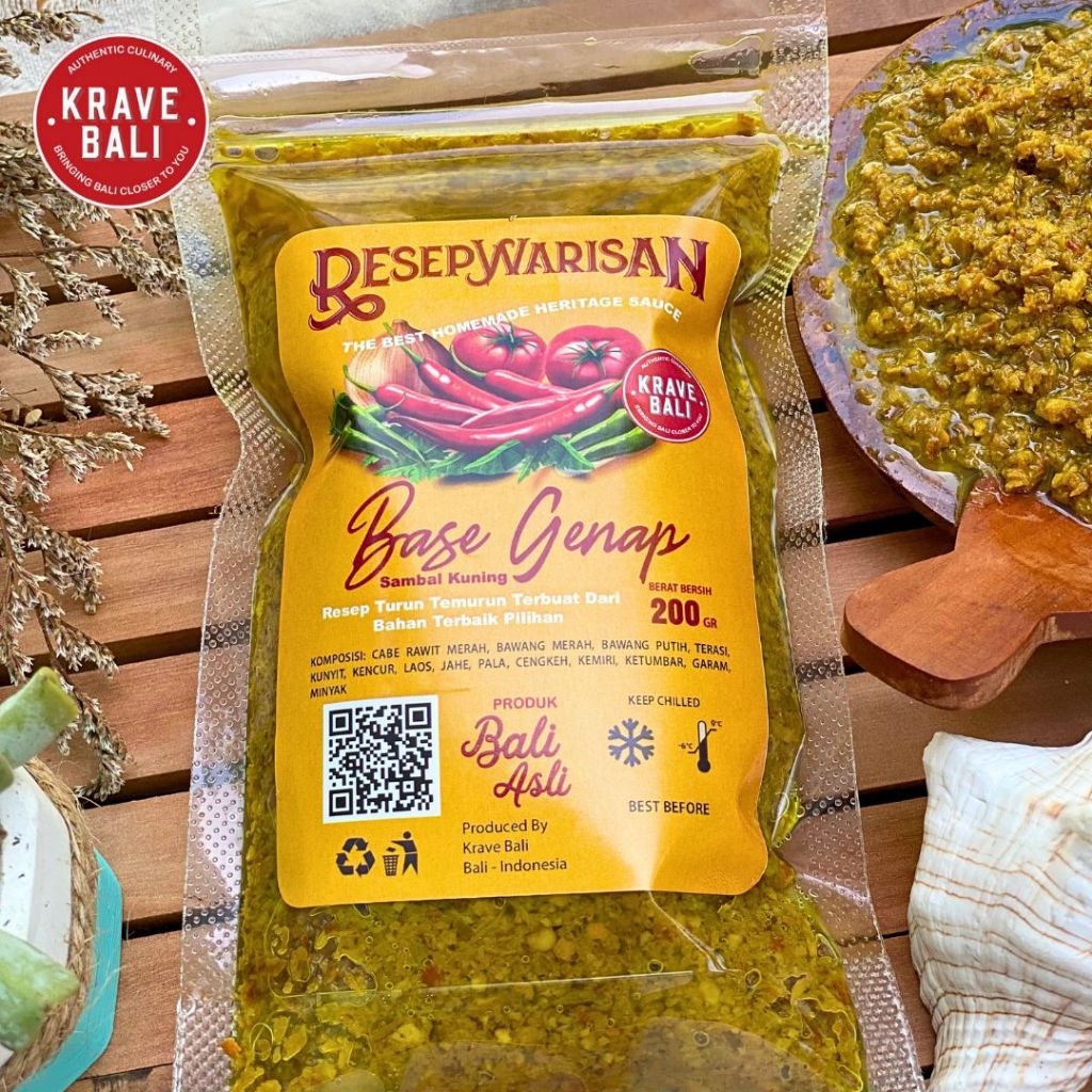 Jual KRAVE BALI Bumbu Base Genap Resep Warisan Asli Bali 200 gr - Bumbu ...